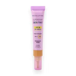 Makeup Revolution - Base de maquillaje Superdewy Skin Tint SPF30 - Medium Tan Warm