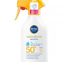 NIVEA - Spray Solar En Pistola Sensitive Babies & Kids SPF 50+ Sun