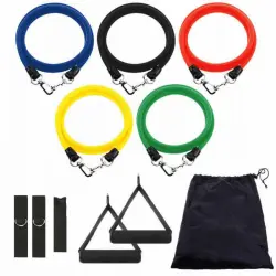 Pro Sport - Bandas De Resistencia Pro / Bandas De Resistencia Con Asa Fitness 9 pieces unisex