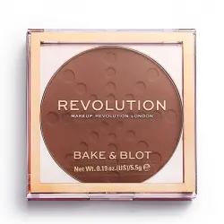 Revolution - Polvos Compactos Bake & Blot - Deep Dark