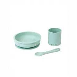 Set De AlimentaciÓn 3 Piezas De Silicona Verde