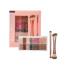 Technic Cosmetics - Set de maquillaje All in One Palette & Brushes