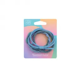 Set 4 Gomas de Pelo Trenzadas
