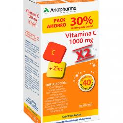 Arkopharma - 20 Comprimidos Efervescentes Arkovital® Vitamina C 1000 Mg X2