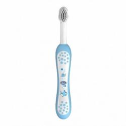 Chicco Chicco Cepillo de Dientes de Cerdas Suaves Azul 6m+, 1 un