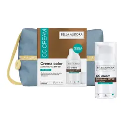 Estuche Regalo Solar Cc Cream Oil Control Bella Aurora