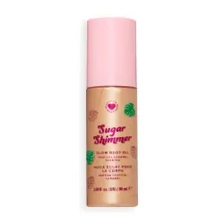I Heart Revolution - Aceite corporal Tropical Caramel Glow - Sugar Shimmer Gold