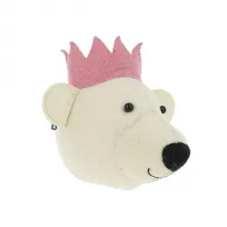 Oso con Corona Rosa Mini