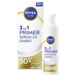 2 en 1 Primer Serum UV Diario Protección Facial SPF50+ 30 ml
