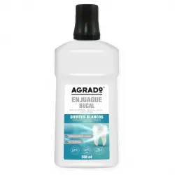 Agrado - Enjuague bucal dientes blancos