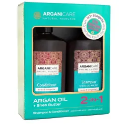 Arganicare  Arganicare Duo Champu y Suavizante Argan , 800 ml