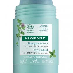 Klorane - Mascarilla En Stick A La Menta Acuática Bio Y Arcilla 25 G