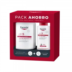 Pack pH5 Loción Enriquecida + Gel de Baño 1200 ml