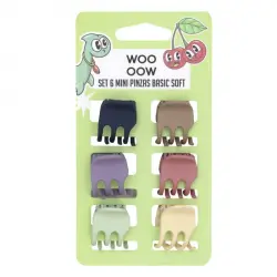 Set 6 Mini Pinzas  Woo oow  Complementos
