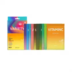 Barulab - Set de mascarillas faciales Variety Clean Vegan Mask