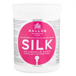 Kallos Cosmetics - Mascarilla capilar Silk 1000 ml - Proteínas de seda y Aceite de oliva