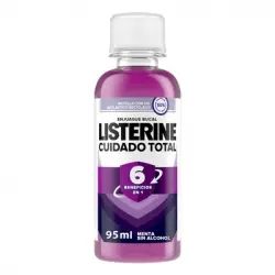 Listerine Listerine Enjuague Bucal Cuidado Total Sabor Menta Suave , 95 ml