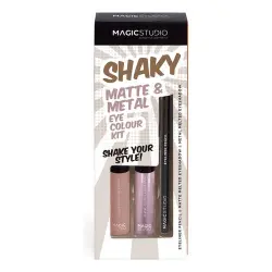 Magic Studio Shaky Matte & Metal Eye Colour Kit 1 und Set maquillaje para ojos