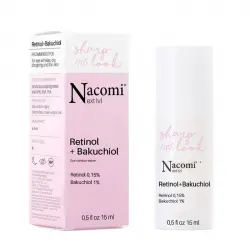 Nacomi - *Next Level* - Sérum antiarrugas para el contorno de ojos Retinol 0,15% + Bakuchiol 1%