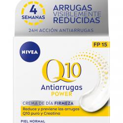 NIVEA - Crema De Día Q10 Power Anti-arrugas Y Firmeza Para Piel Normal FP15