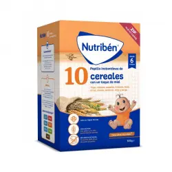 Papilla Instantánea de 10 cereales con un toque de miel 600 gr