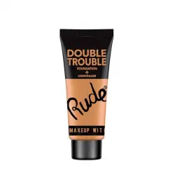 Rude Rude Double Trouble Foundation + Concealer  Warm Natural