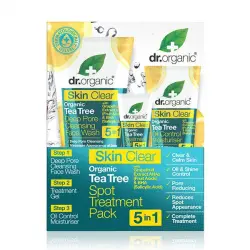 Skin Clear Organic Tea Tree Spot Treatment Pack 5In1