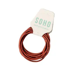 Soho - Coletero Para El Pelo Ellie Gomas para cabello 10 pieces Rojo oscuro female