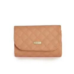 Twiggy Cosmetic Purse Pine Cone Coral