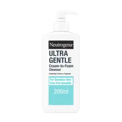 Ultra Gentle Gel Limpiador Facial Crema A Espuma