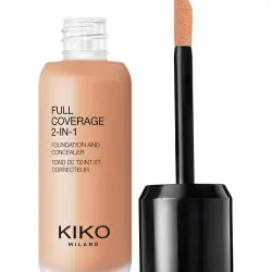 Base De Maquillaje Y Corrector 2 En 1 Full Coverage 2-In-1 Foundation & Concealer Kiko Milano WR50 Warm Rose