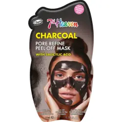 Charcoal Pore Refine Mascarilla Facial Peel-Off con Carbón Activo y Ácido Salicílico 10 ml