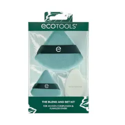 Ecotools - Set de borlas + esponja The Blend and Set Kit