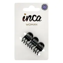 Inca Pinza Concha Francesa Negra 3 und Pinza Cabello