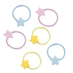 Little Princess Set 6 Mini Gomas Multicolor Estrella