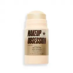 Makeup Obsession - Iluminador en stick All A Glow Body Shimmer - Prosecco