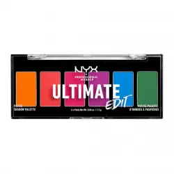 NYX Professional Makeup - Paleta Sombras De Ojos Ultimate Edit Petite Shadow Brights 6 Tonos