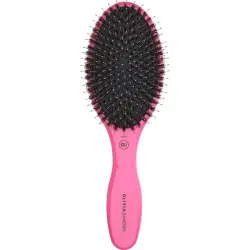 Olivia Garden - Expert Care Oval, Cerdas de Jabalí y Nylon Rosa Cepillos planos 1 pieces unisex