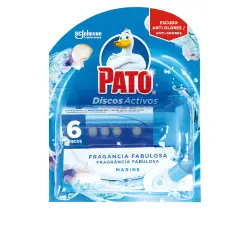 Pato Wc Discos Activos aparato + 6 recambio #frescor marino 7 u