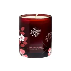 The Handmade Soap - Coriander Seed, Geranium & Vetiver Scented Soy Candle Velas 210 g unisex
