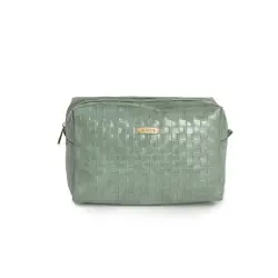 Alberta Large Cosmetic Bag Grey Blue