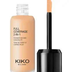Base De Maquillaje Y Corrector 2 En 1 Full Coverage 2-In-1 Foundation & Concealer Kiko Milano WB15 Warm Beige