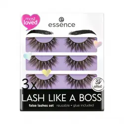 essence - Set de pestañas postizas 3 x Lash Like A Boss - 02: My lashes are Limitless