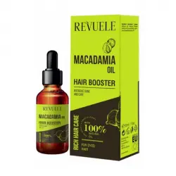 Revuele - Aceite capilar brillo y cuidado intenso Macadamia Oil - Cabello teñido