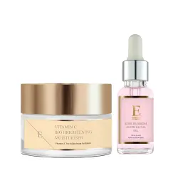Set Radiante Rosa + Vitamina C Set de tratamiento facial