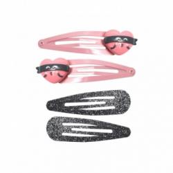 Beter Clips de pelo Corazón Mr Wonderful x BETER, 4 un