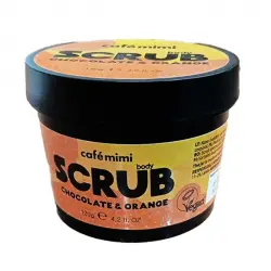 Café Mimi - Exfoliante corporal de chocolate y naranja
