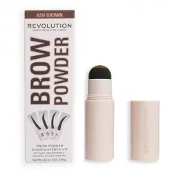 Revolution - Kit de cejas Brow Powder - Ash Brown