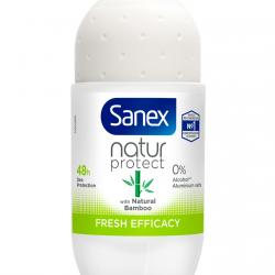 Sanex - Desodorante Roll-on Natur Protect Fresh Efficacy Con Bambú