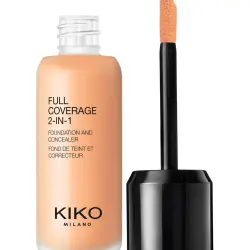 Base De Maquillaje Y Corrector 2 En 1 Full Coverage 2-In-1 Foundation & Concealer Kiko Milano WB40 Warm Beige